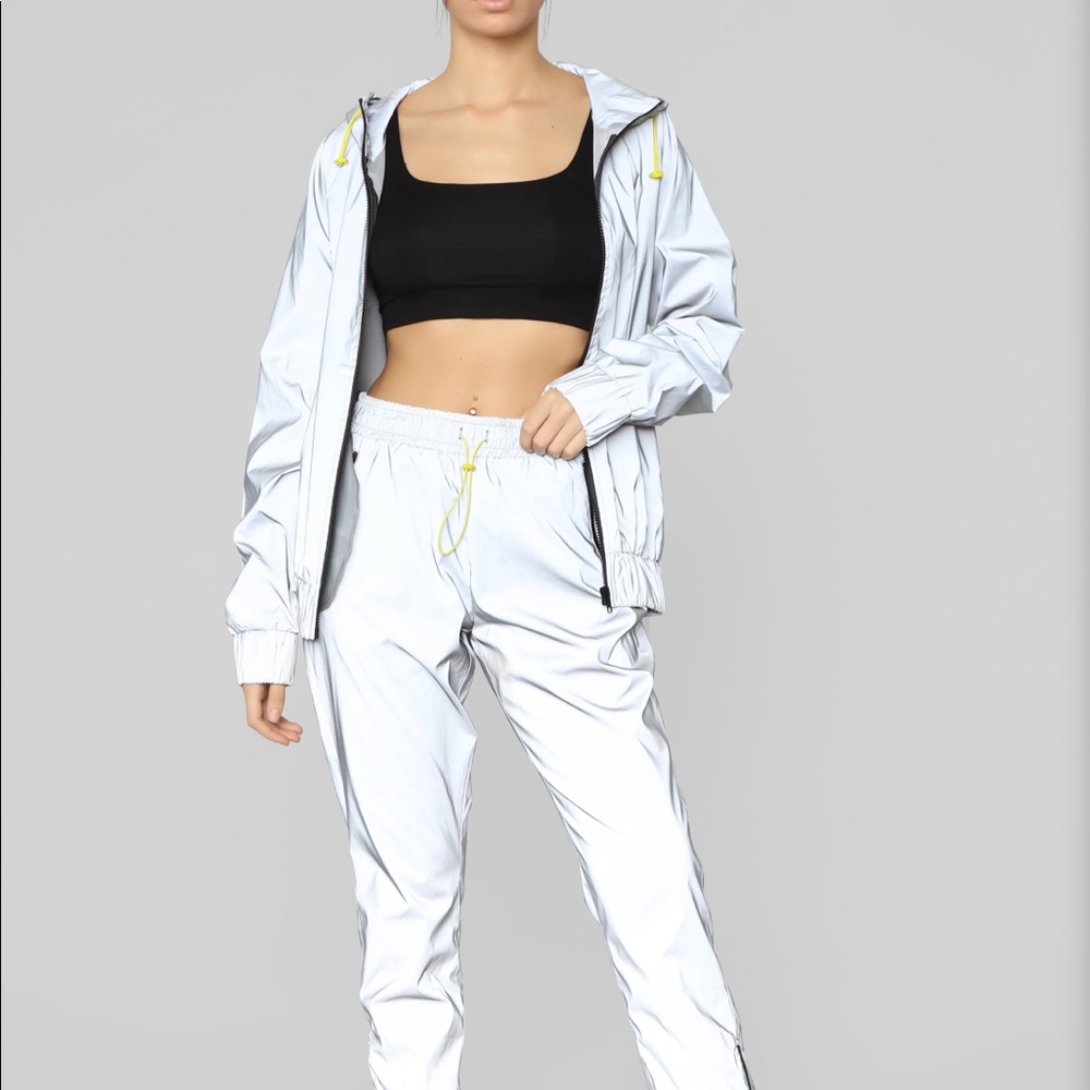Reflective Gray pants